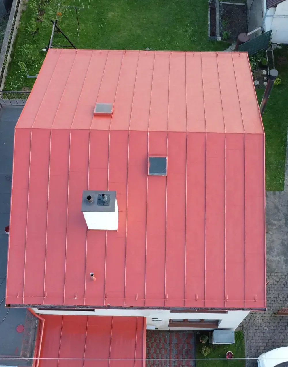 Impregnace střechy - po